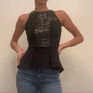 Bebe peplum blouse